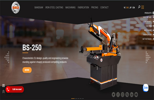 C&ocirc;ng ty TNHH MTV cơ kh&iacute; H&agrave; Nội- Hameco